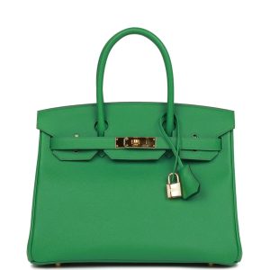 Hermès Birkin 30 Cactus Epsom Gold Hardware