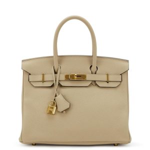 Hermès Birkin 30 Trench Togo Gold Hardware