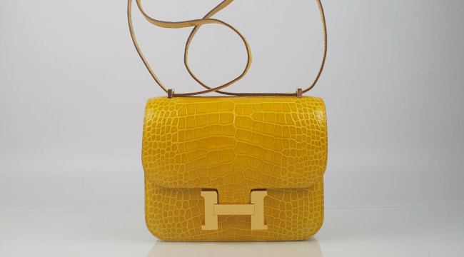 hermes-constance-alligator-jaune-ambre