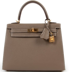Hermès Kelly 25 Etoupe  18 Epsom
