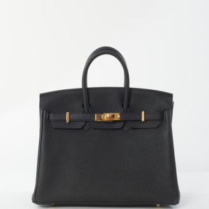 Hermès Birkin 25 Black 89 Togo