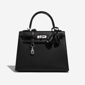 Hermès Kelly 25 Black 89 Madame