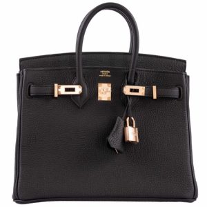 Hermès Birkin 25 Black 89 Togo
