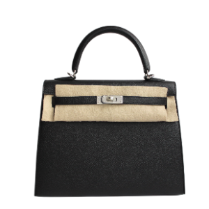 Hermès Kelly 25 Black 89 Epsom