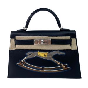 Hermès Kelly 20 Black 89 Tadelakt