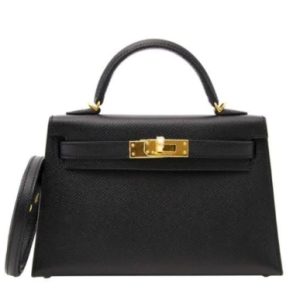 Hermès Kelly Sellier 20 Black 89 Epsom 2025 K