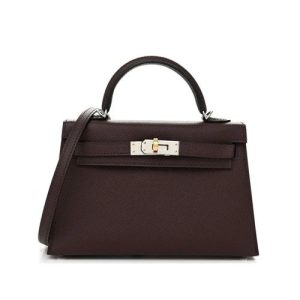 Hermès Kelly Sellier 20 Rouge Sellier 0G Epsom 2024 W