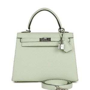 Hermès Kelly Sellier 25 Vert Fizz 0S Epsom U