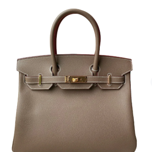 Hermès Birkin  30 Etoupe  18 Epsom B