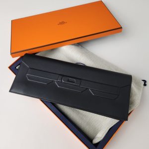 Hermès Birkin Shadow & Pochette Black 89 Swift B