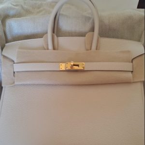 Hermès Birkin  25 Craie  10 Togo 2023 D