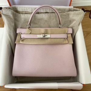 Hermès Kelly  28 Mauve Pale 09 Clemence B