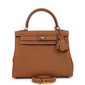 Hermès Kelly  25 Gold 37 Togo U