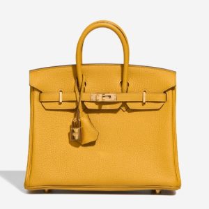 Hermès Birkin  25 Jaune Ambre 9D Togo 2018 C