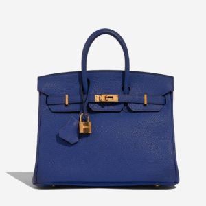Hermès Birkin  25 Blue Electric 7T Togo 2017 A