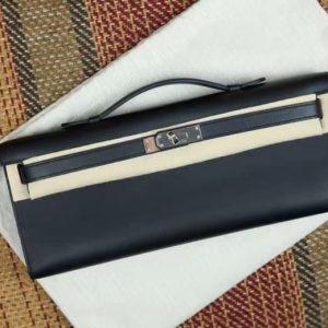 Hermès Kelly Cut Black 89 Swift C