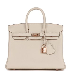 Hermès Birkin  25 Craie  10 Togo B