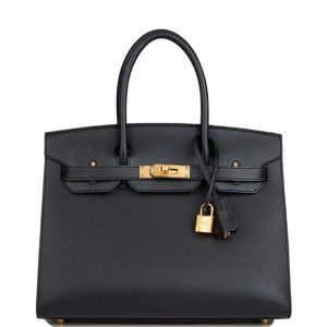 Hermès Birkin Sellier 30 Black 89 Madame 2021 Z