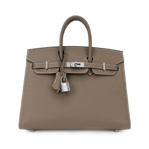 Hermès Birkin Sellier 25 Etoupe  18 Epsom W