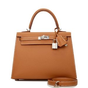 Hermès Kelly Sellier 25 Gold 37 Epsom 2024 W
