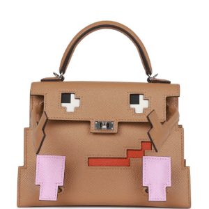 Hermès Kelly Sellier & Doll Pixel Chai 0M Epsom 2024 B