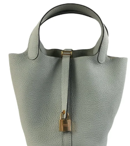 Hermès Picotin  18 Gris Neve 0W Clemence B