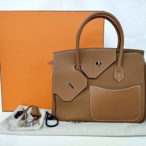 Hermès Birkin En Desordre 30 Gold 37 Swift, Togo B