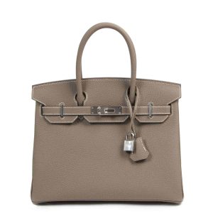 Hermès Birkin  30 Etoupe  18 Togo W