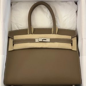Hermès Birkin Sellier 30 Etoupe  18 Epsom 2023 W