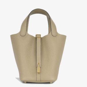 Hermès Picotin  18 Etoupe  18 Clemence W