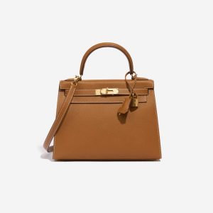 Hermès Kelly Sellier 25 Gold 37 Epsom W