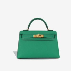 Hermès Kelly Sellier 20 Vert Jade O6 Epsom Z