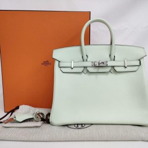 Hermès Birkin  25 Vert Fizz 0S Swift B
