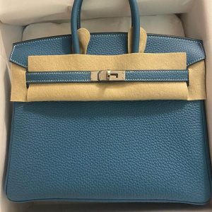Hermès Birkin  25 Blue Jean  75 Togo 2024 W