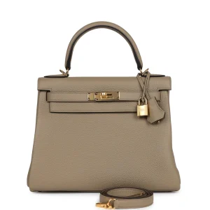 Hermès Kelly  28 Beige Marfa 8Q Clemence 2024 W