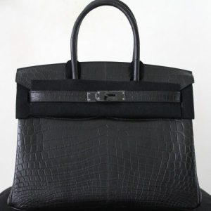 Hermès Birkin So Black 30 Black 89 Niloticus Crocodile Matt 2011