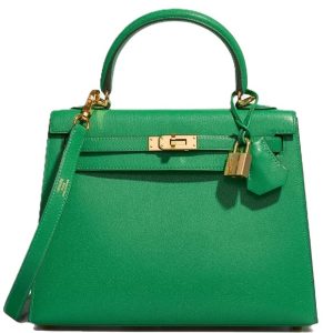 Hermès Kelly  25 Bambou 1K Chevre Myzore 2024 W