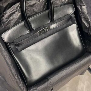 Hermès Birkin So Black 35 Black 89 Box 2024