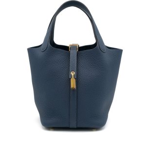 Hermès Picotin  18 Blue de Prusse  7P Clemence 2024 W
