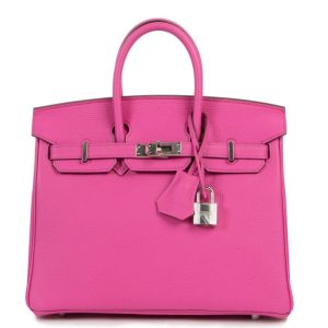 Hermès Birkin  25 Magnolia 9I Togo 2018 C