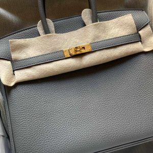 Hermès Birkin  25 Gris Meyer 0L Togo 2024 B