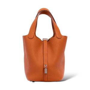 Hermès Picotin  18 Orange H 93 Clemence 2024 W