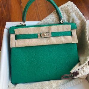 Hermès Kelly  25 Vert Vertigo U4 Togo W