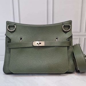 Hermès Jypsiere  28 Vert Fonce 67 Clemence 2013 Q