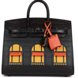 Hermès Birkin Faubourg 20 Black 89, Jaune Ambre 9D, Orange H 93 Madame, Sombrero, Swift, Alligator Matt 2024 B