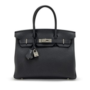 Hermès Birkin  30 Black 89 Togo 2016 X