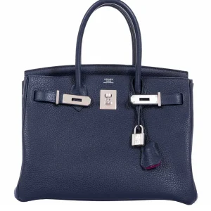 Hermès Birkin Verso 30 Blue Nuit 2Z Togo 2017 A