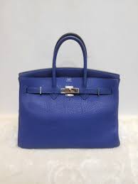 Hermès Birkin  35 Blue Electric 7T Epsom 2015 T