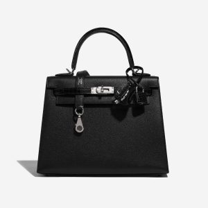 Hermès Kelly Touch 25 Black 89 Niloticus Crocodile Shiny, Madame 2024 W