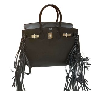 Hermès Birkin Sellier 35 Black 89 Evergrain 2023 B